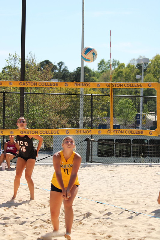Addison Abernathy was one of three Gaston College beach volleyball players to compete in the NJCAA national championships.