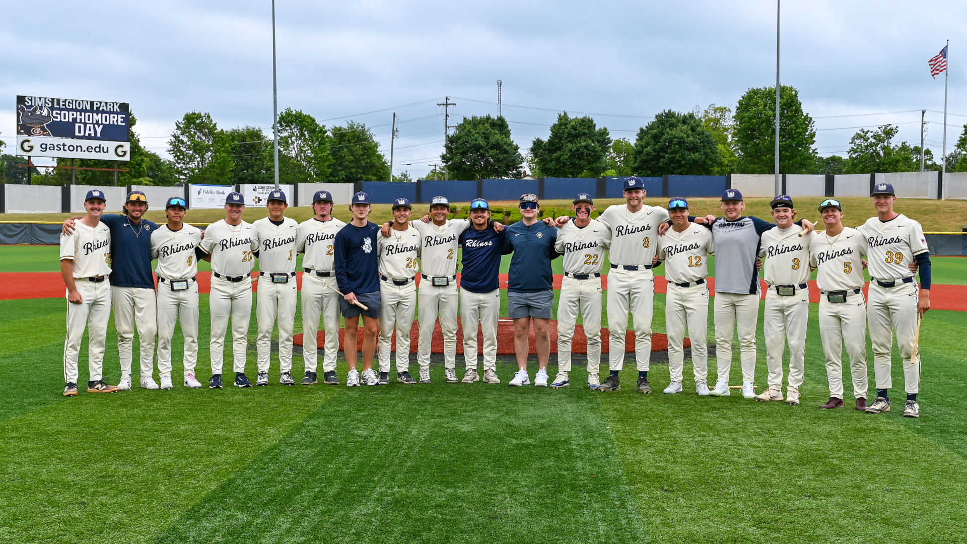 Gaston College's baseball program honored its sophomores before Tuesday's regular season home finale at Gastonia's Sims Legion Park.
